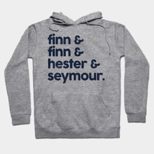 Crowded House / Classic Names List Design Hoodie